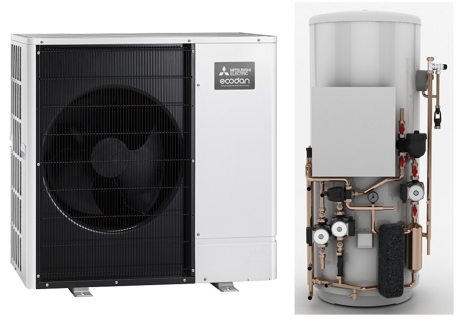 Air Source Heat Pump and Gas Central Heating